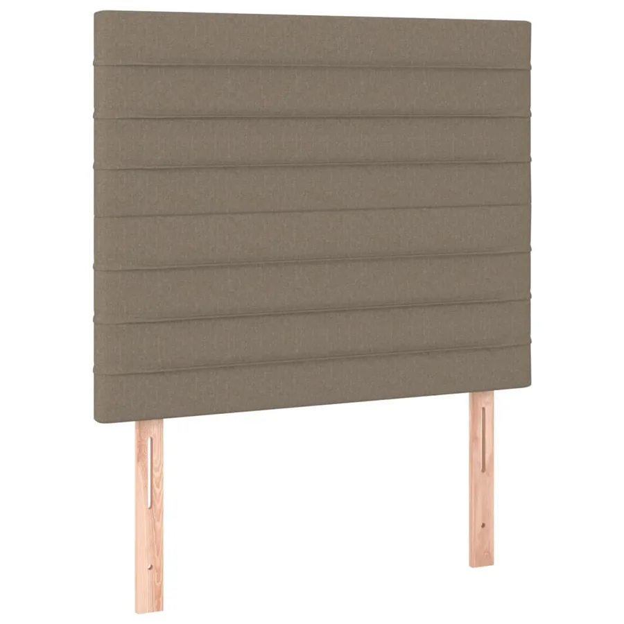 Tête de lit à LED Taupe 90x5x118/128 cm Tissu - 4