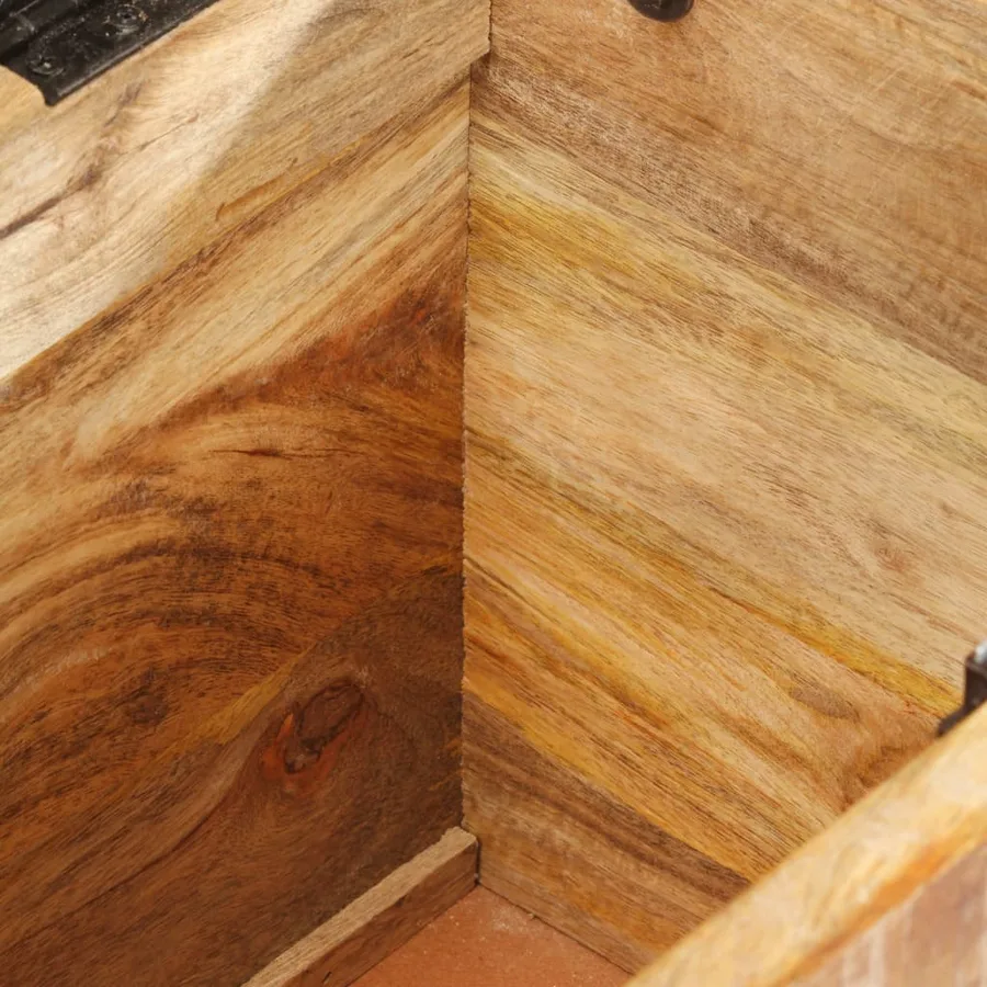 Banc d'entrée 103x33x72 cm Bois de manguier solide - 5