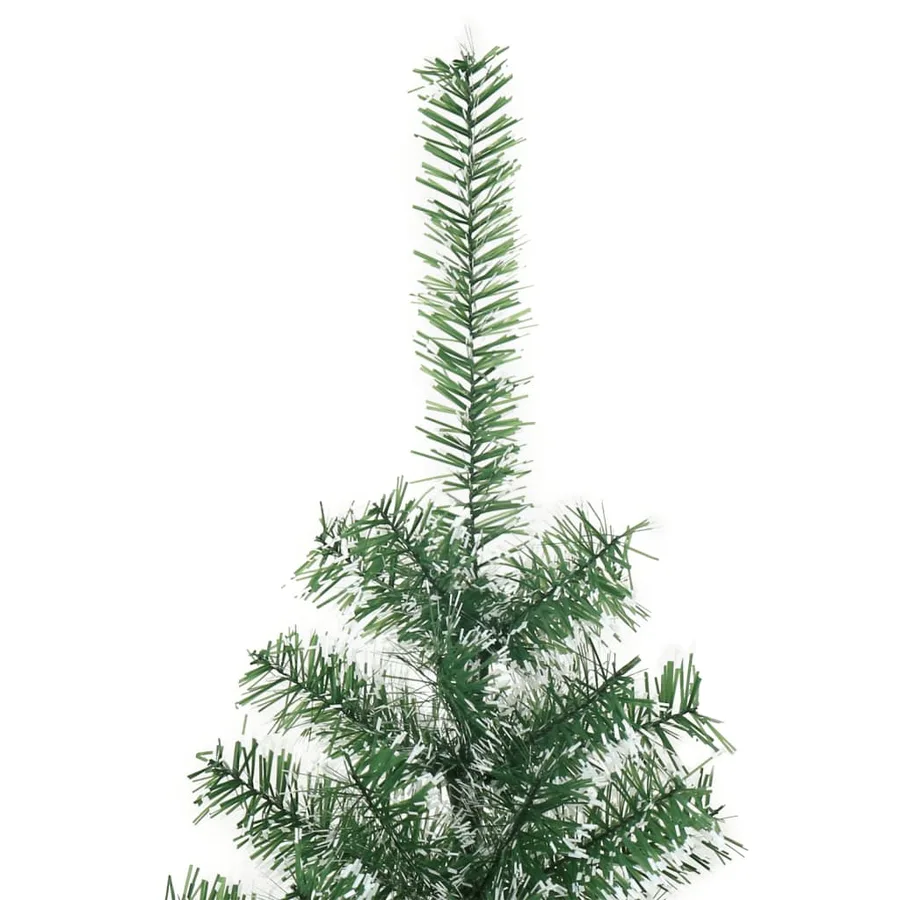 Sapin de Noël artificiel avec neige floquée vert 210 cm - 3
