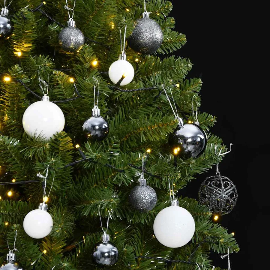 Sapin de Noël artificiel articulé 300 LED et boules 300 cm - 3