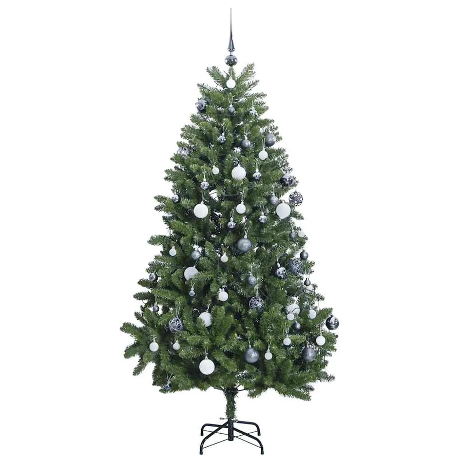 Sapin de Noël artificiel articulé 300 LED et boules 300 cm - 4