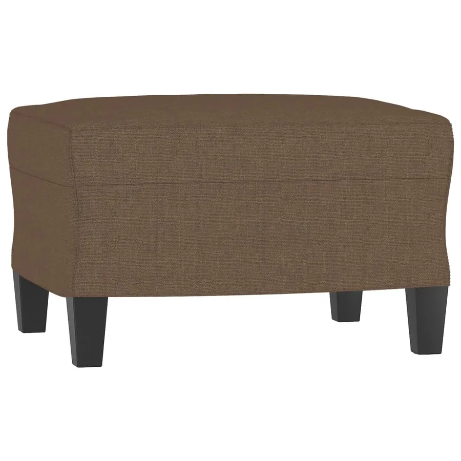 Repose-pied Marron 60x50x41 cm Tissu - 2