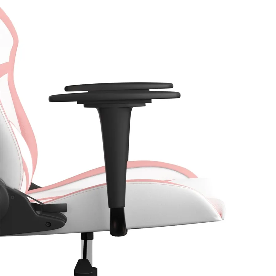 Chaise de jeu Blanc et rose Similicuir - 10