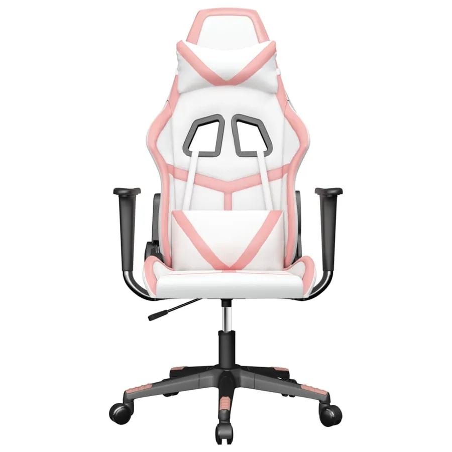 Chaise de jeu Blanc et rose Similicuir - 3
