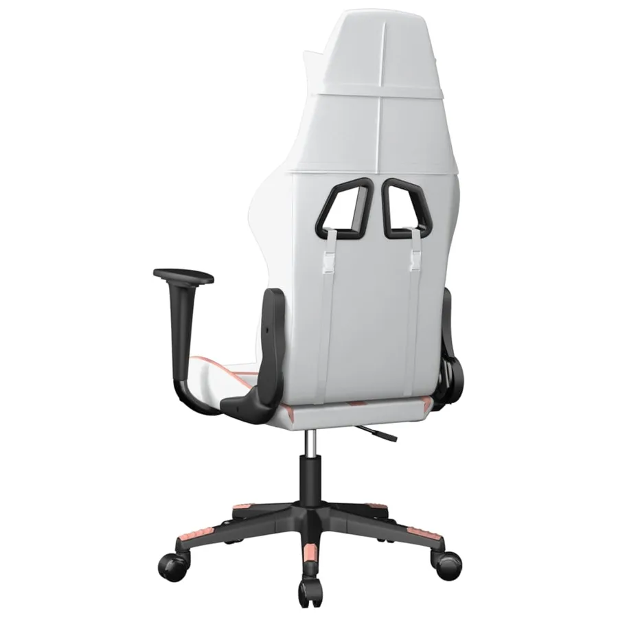 Chaise de jeu Blanc et rose Similicuir - 5