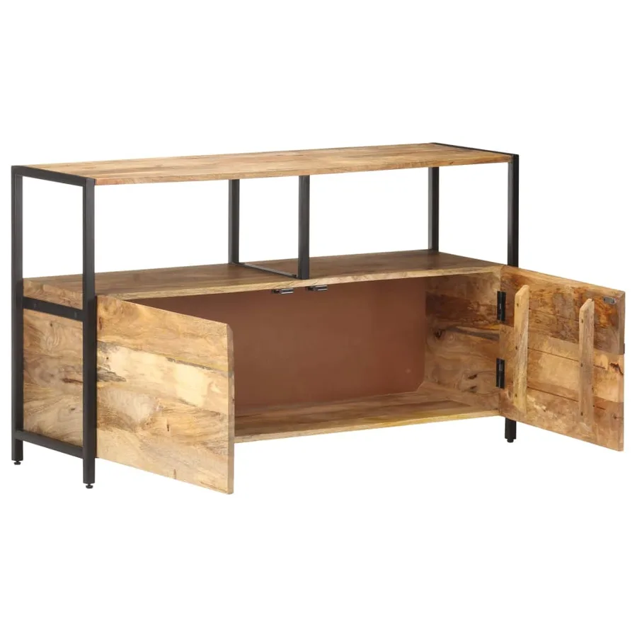 Buffet 110x35x65 cm Bois de manguier massif - 2