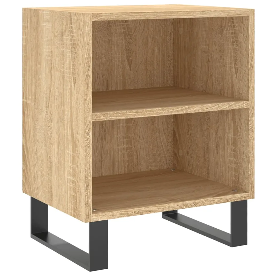 Tables de chevet 2pcs chêne sonoma 40x30x50cm bois d'ingénierie - 4