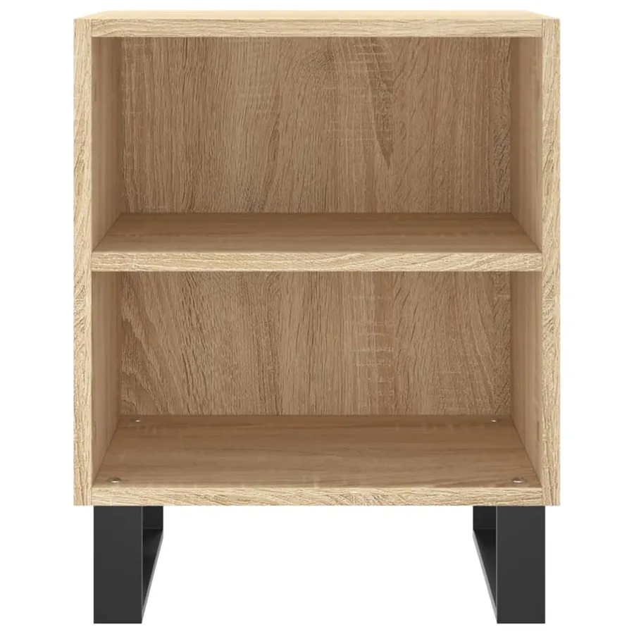 Tables de chevet 2pcs chêne sonoma 40x30x50cm bois d'ingénierie - 5