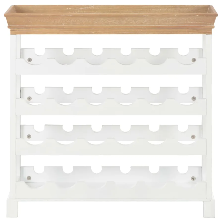 Armoire à vin Blanc 70 x 22,5 x 70,5 cm MDF - 3