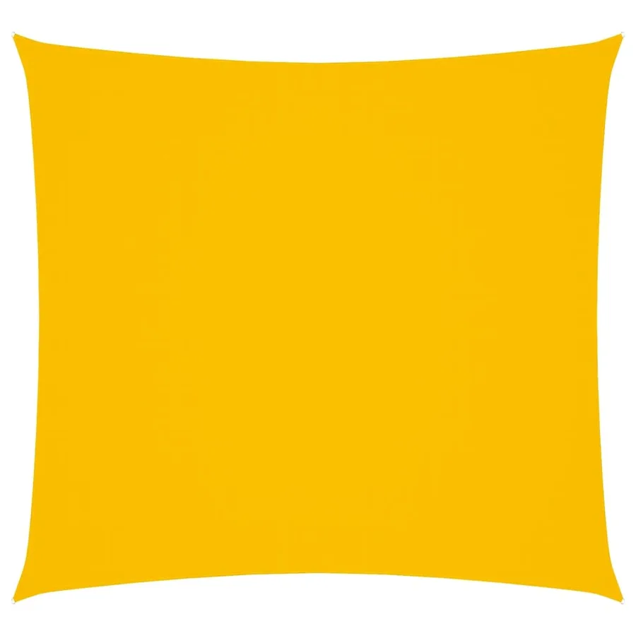 Voile de parasol tissu oxford carré 2,5x2,5 m jaune - 2