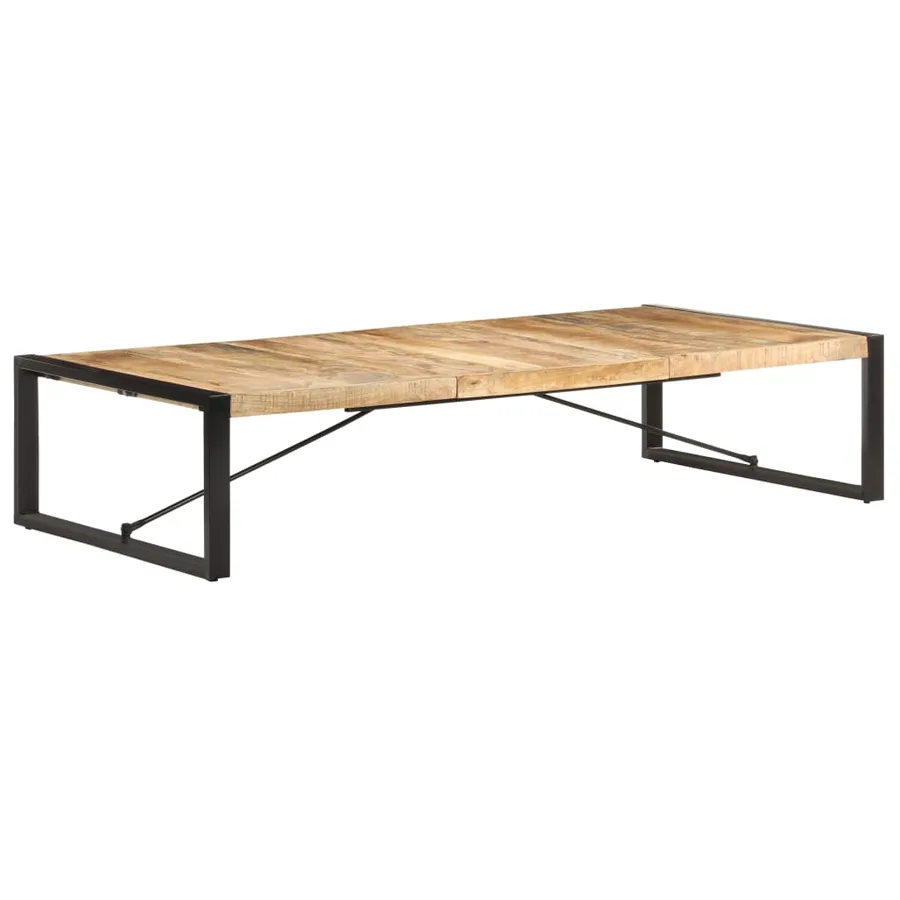 Table basse 180x90x40 cm Bois de manguier brut - 8