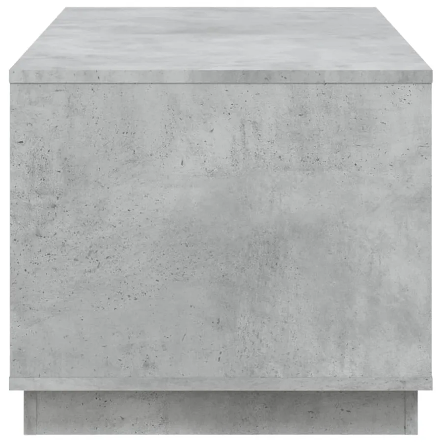 Table basse gris béton 102x50x44 cm bois d'ingénierie - 8