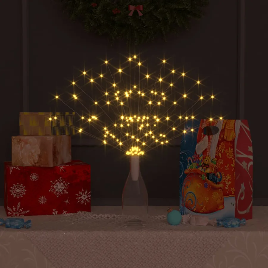 Feu d'artifice de Noël d'extérieur Blanc chaud 20 cm 140 LED - 3