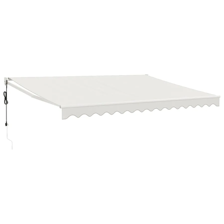 Auvent rétractable automatique crème 4,5x3 m - 2
