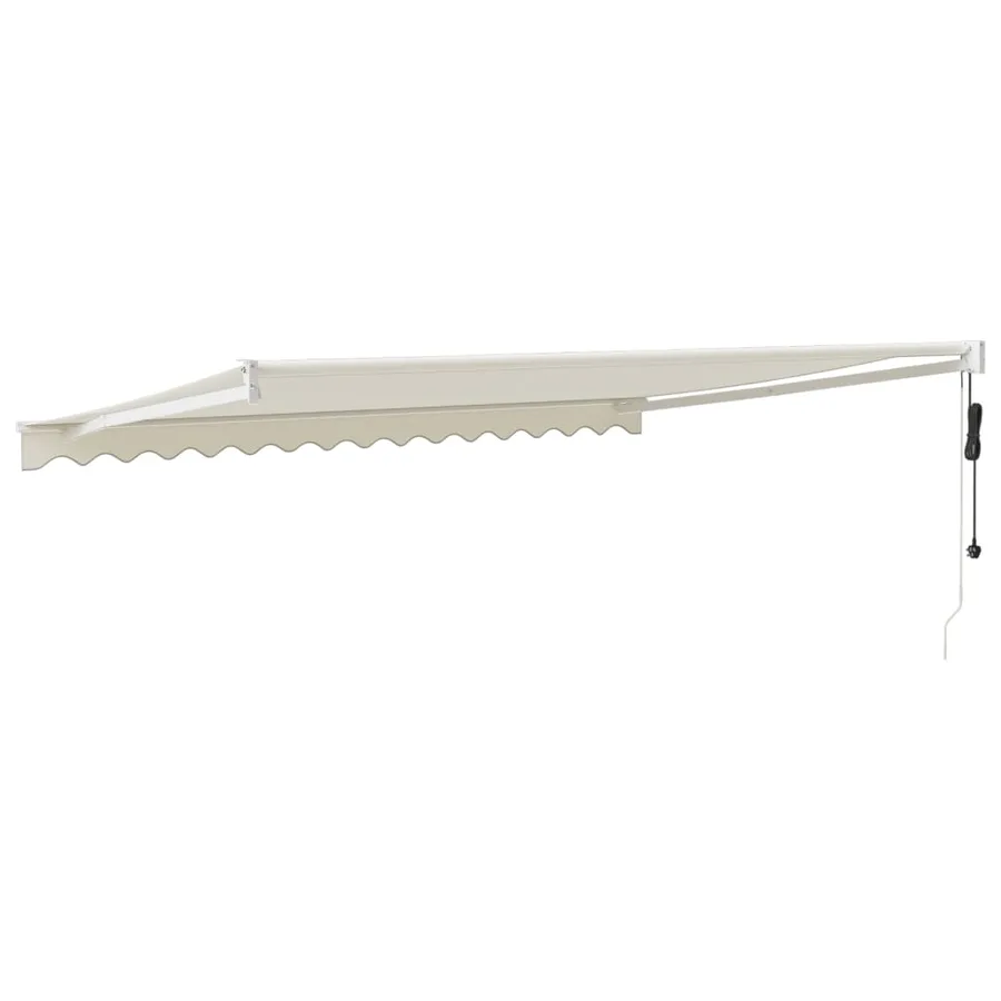 Auvent rétractable automatique crème 4,5x3 m - 6