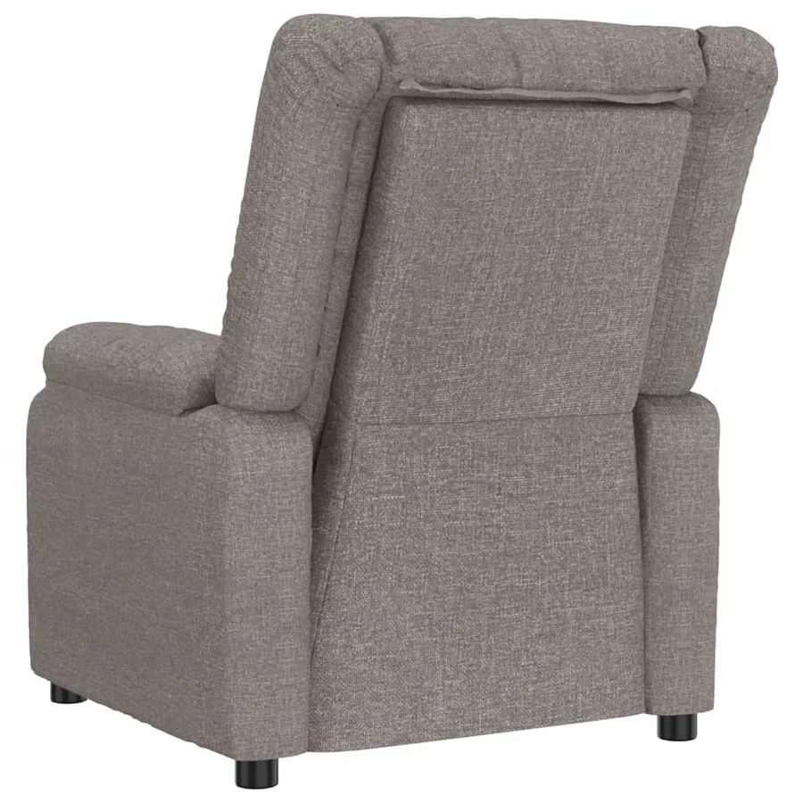 Fauteuil inclinable électrique Taupe Tissu - 6