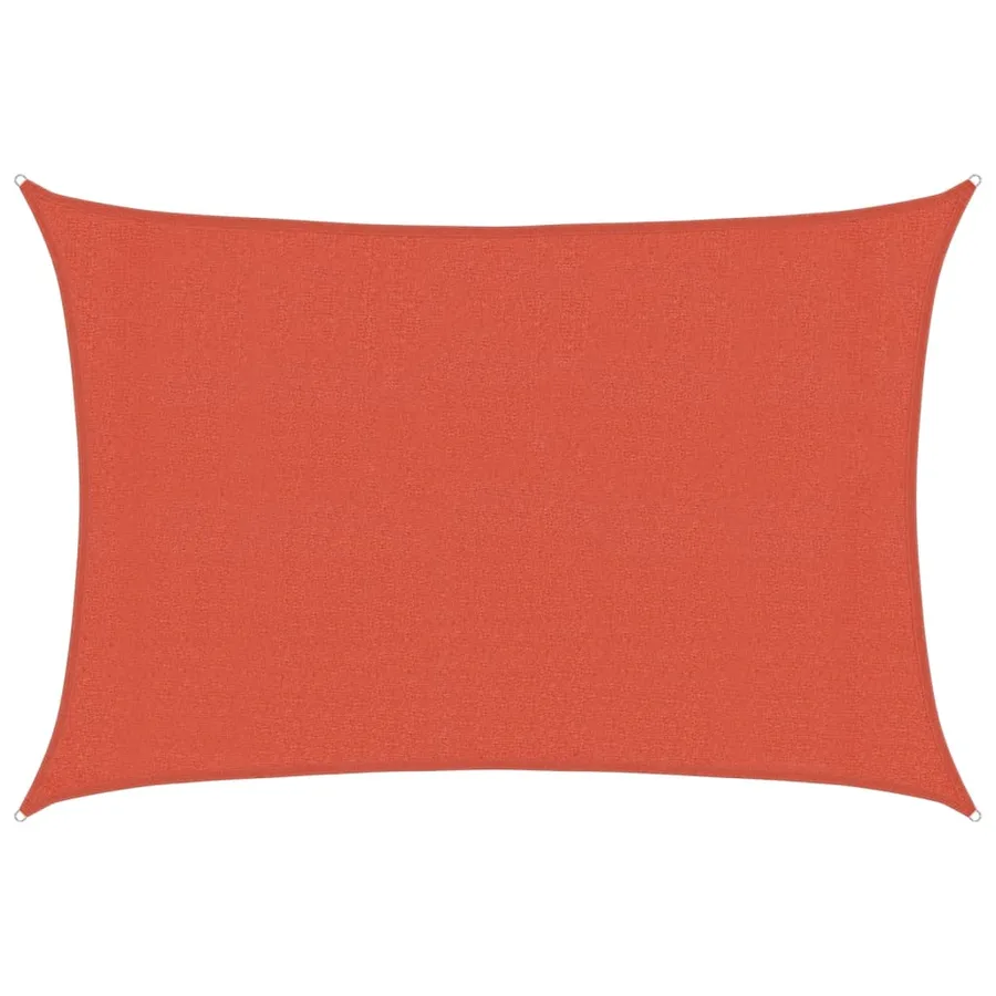 Voile d'ombrage 160 g/m² Terre cuite 3x5 m PEHD - 2