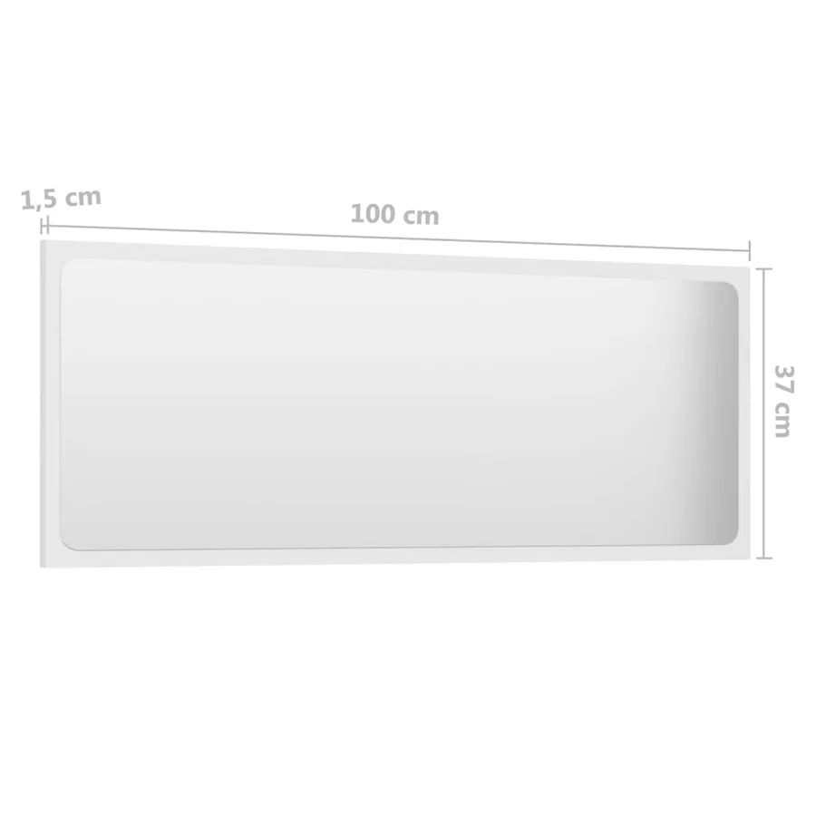 Ensemble de meubles de salle de bain Blanc Aggloméré - 16