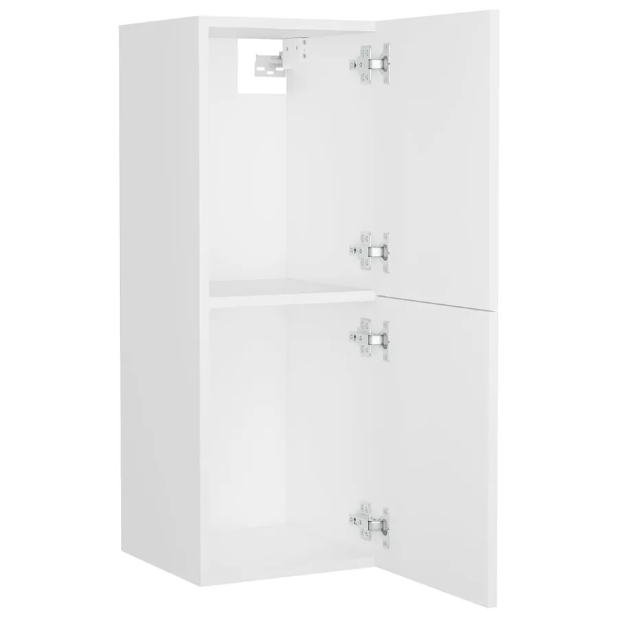 Ensemble de meubles de salle de bain Blanc Aggloméré - 8
