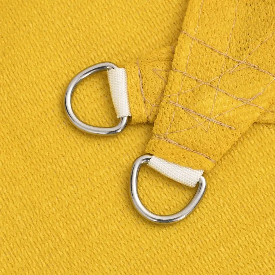 Voile d'ombrage 160 g/m² Jaune 2x2 m PEHD - 5