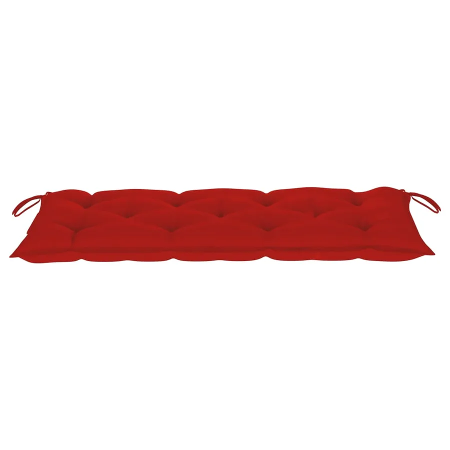Banc de jardin avec coussin 120 cm Bambou - 7