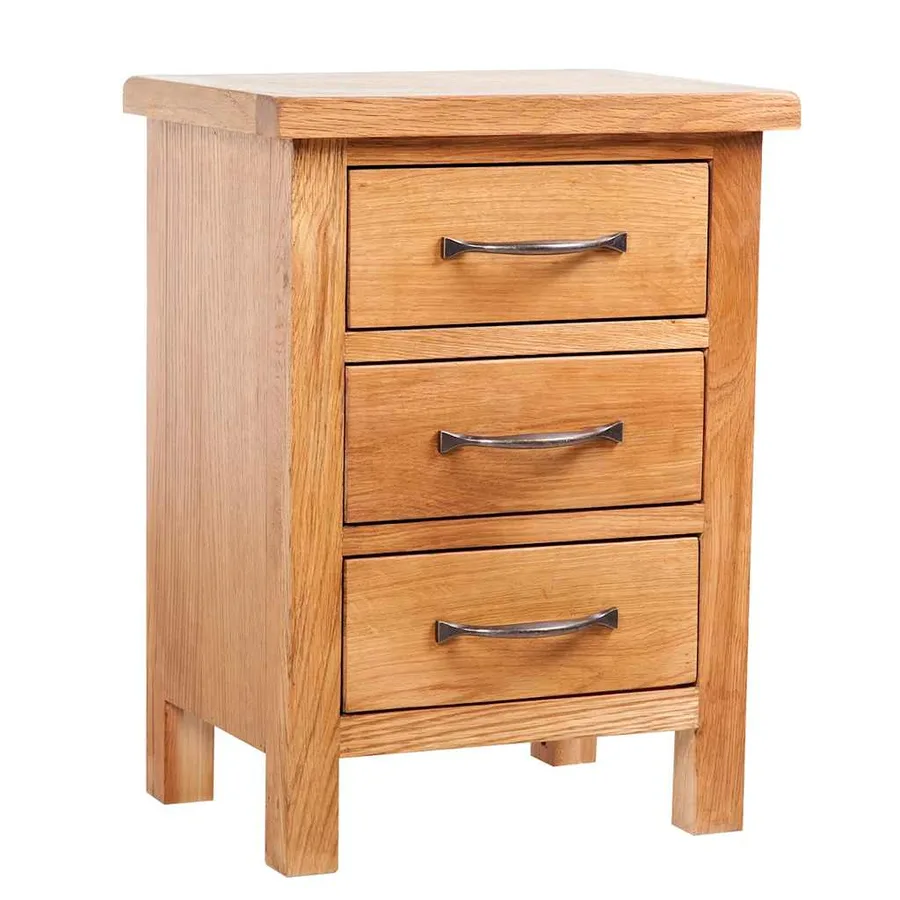 Tables de chevet 2 pcs 40x30x54 cm Bois de chêne massif - 2