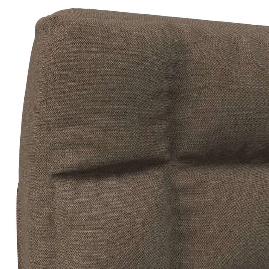 Chaise pliable de sol Taupe Tissu - 7