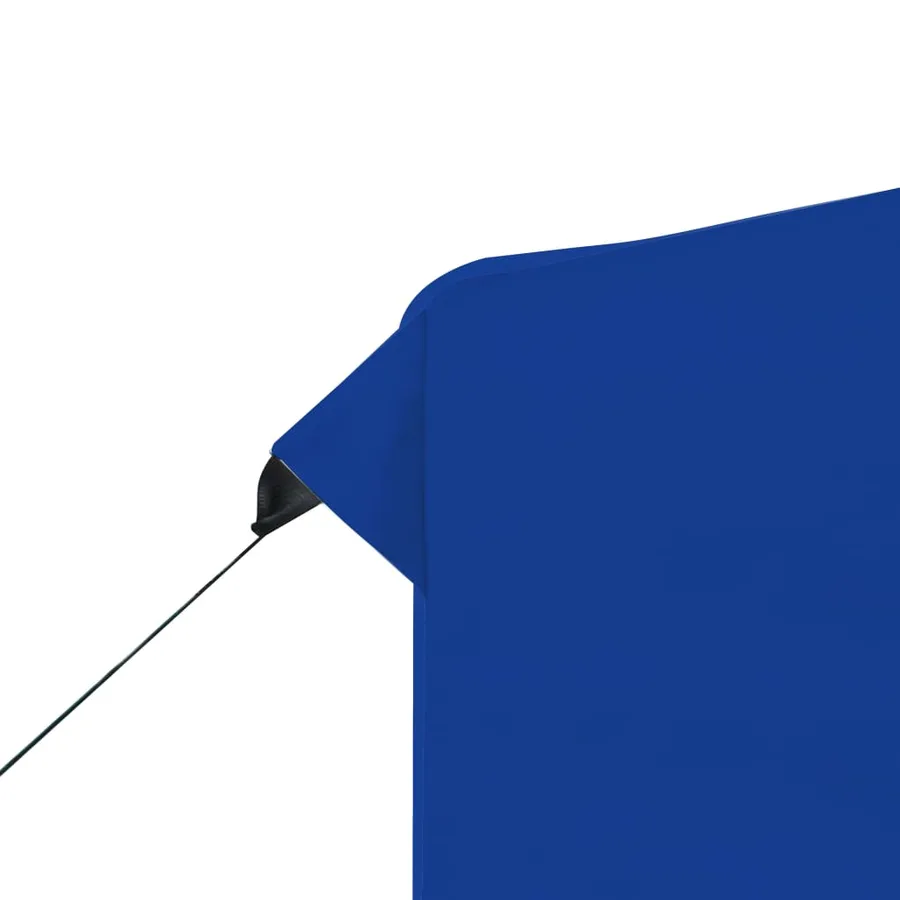 Tente de réception pliable avec parois Aluminium 2x2 m Bleu - 6