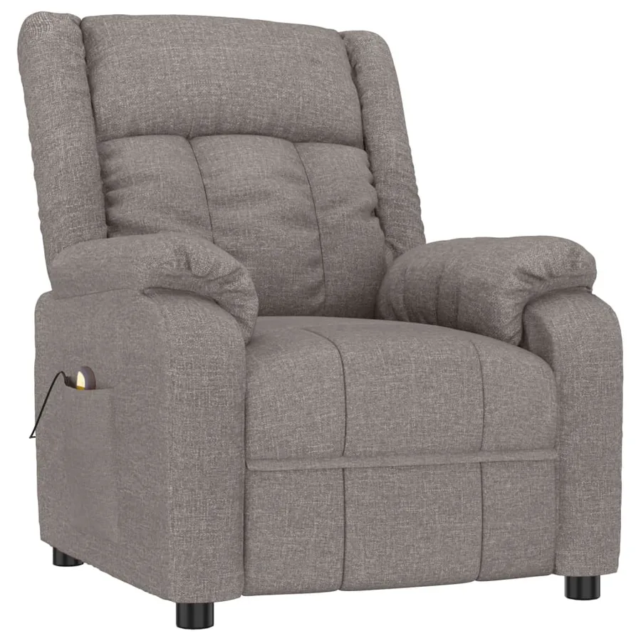 Fauteuil de massage Taupe Tissu - 2