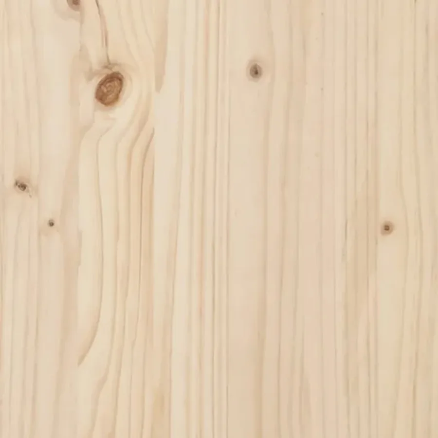 Tabourets lot de 2 40x40x75 cm bois massif de pin - 8