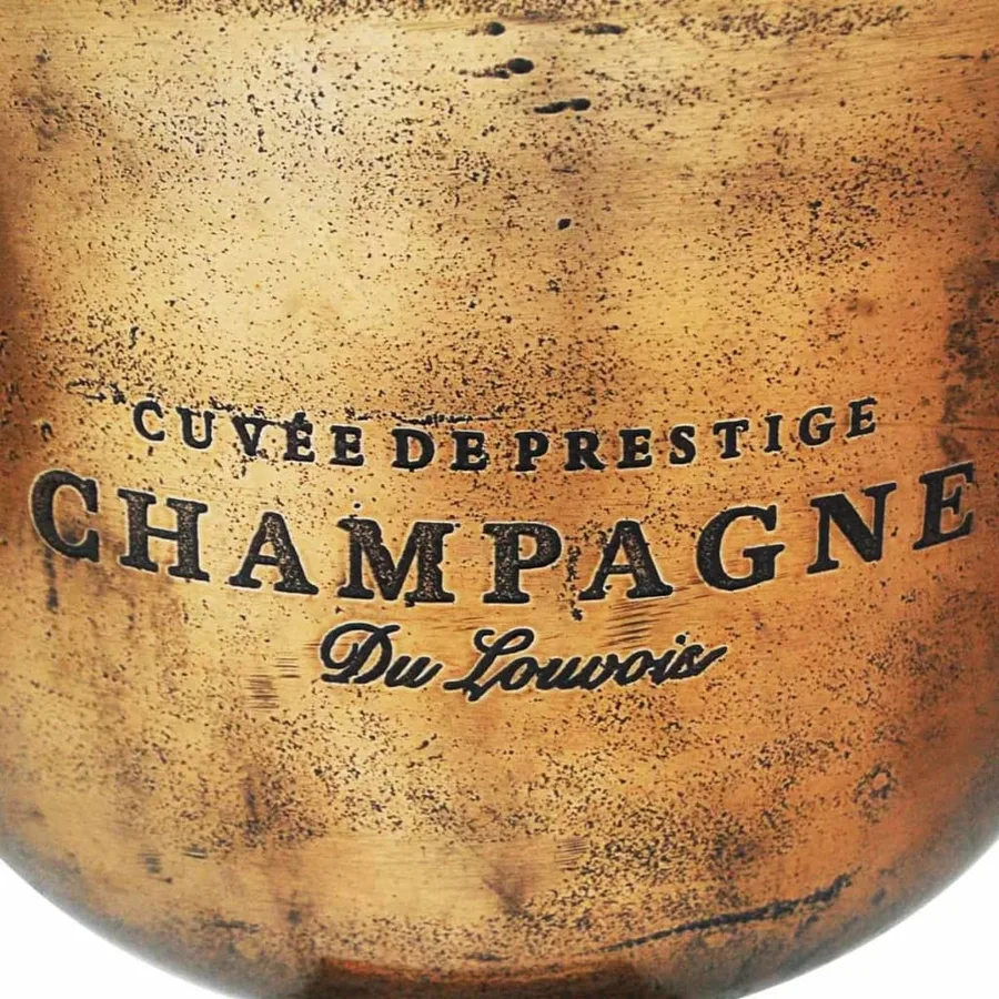 Refroidisseur à champagne Coupe de trophée Cuivre Marron - 5
