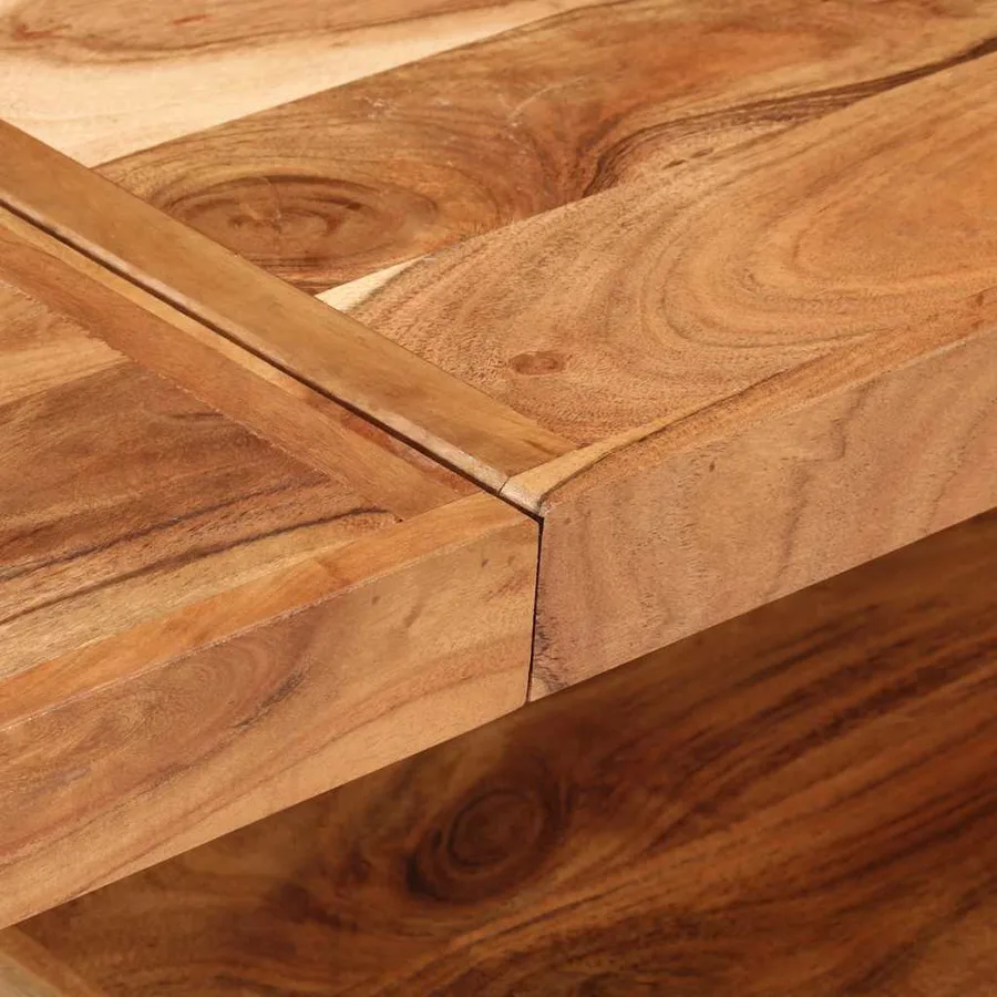 Table console 150x30x75 cm Bois d'acacia solide - 3