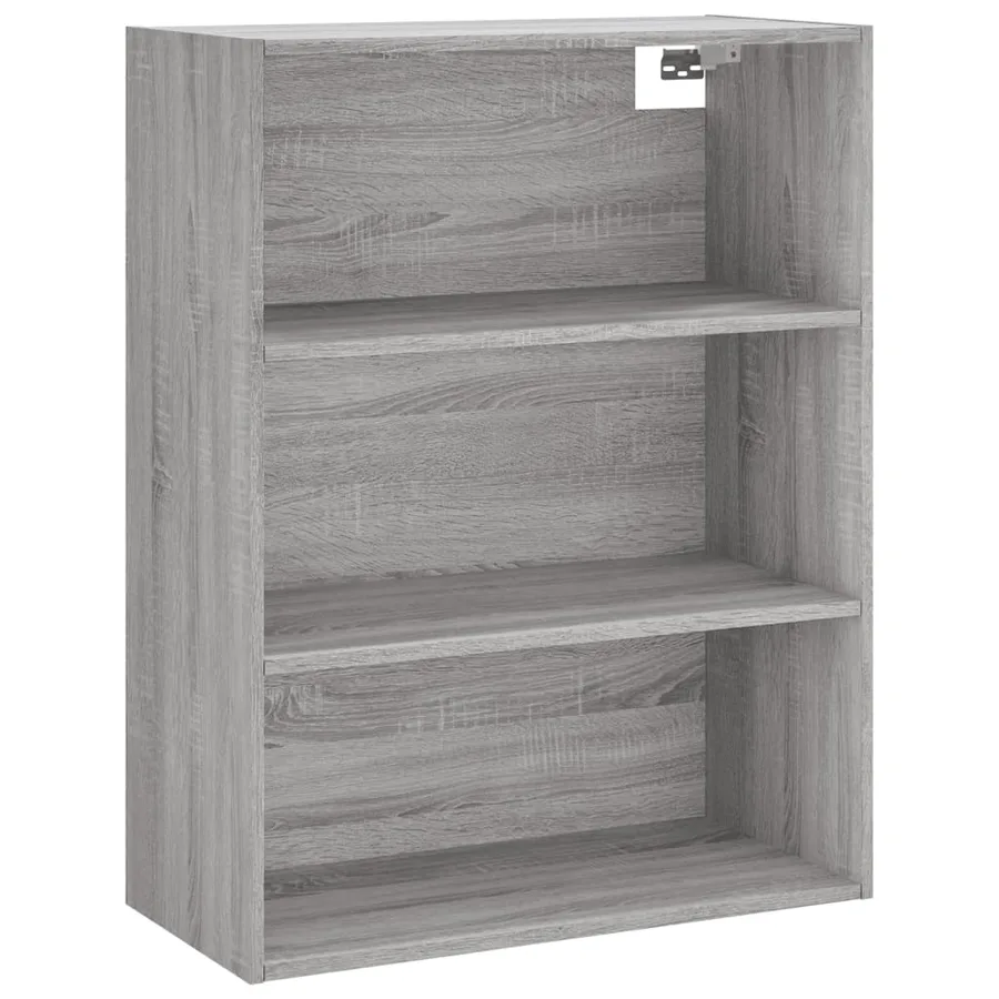 Buffet haut Sonoma gris 69,5x34x180 cm Bois d'ingénierie - 5