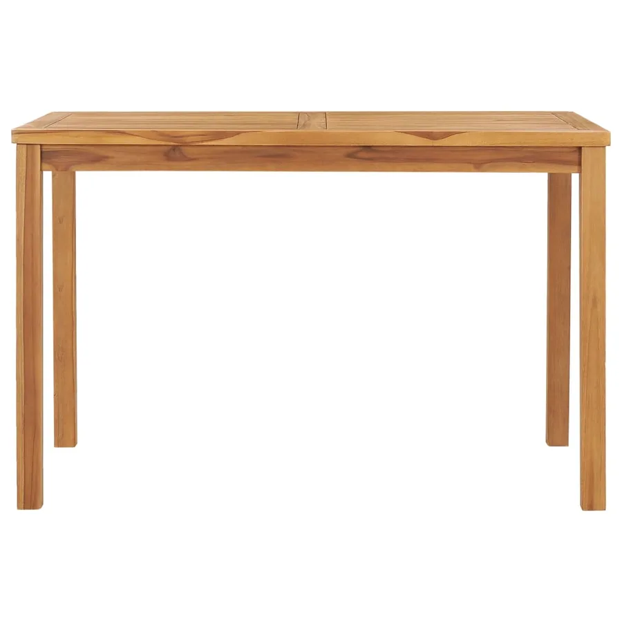 Table à dîner de jardin 120x70x77 cm Bois de teck solide - 2