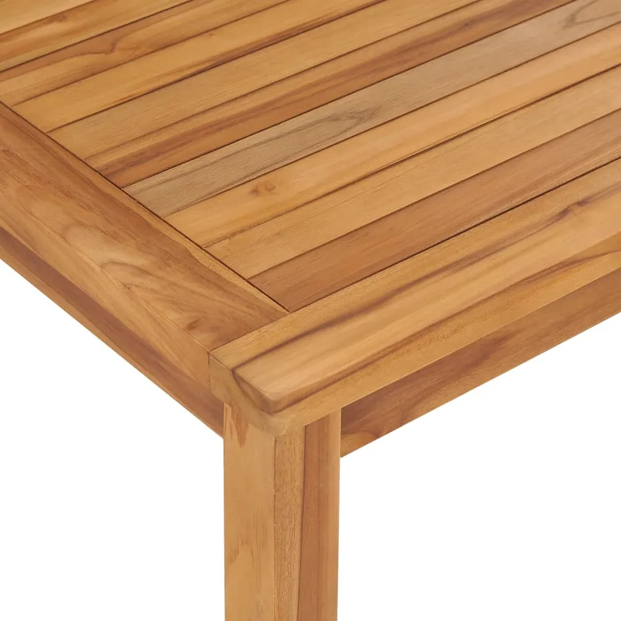 Table à dîner de jardin 120x70x77 cm Bois de teck solide - 4