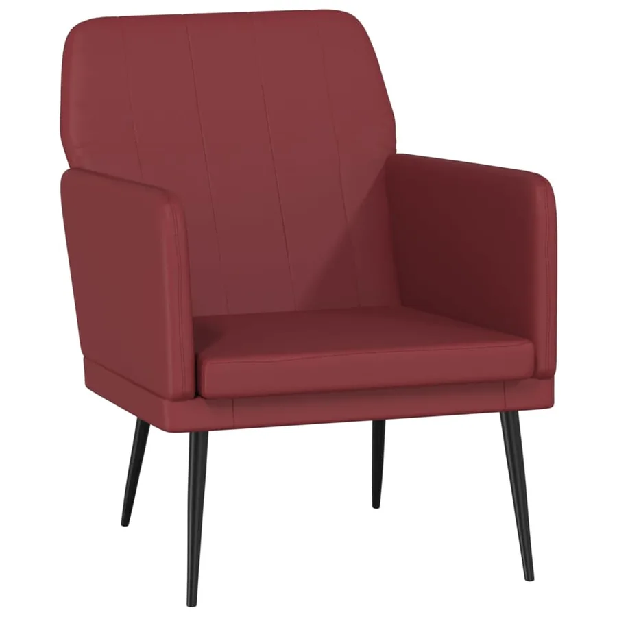 Fauteuil Bordeaux 61x78x80 cm Similicuir - 2