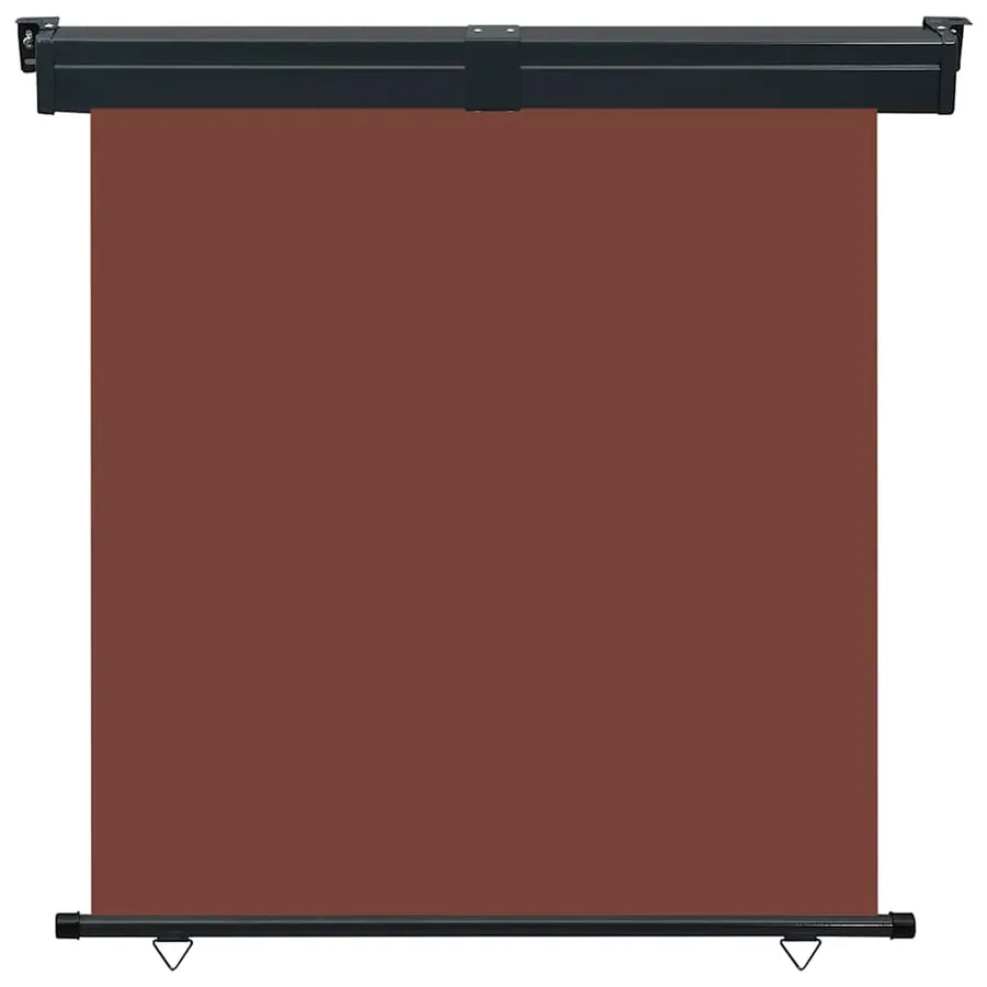 Auvent latéral de balcon 175x250 cm Marron - 2