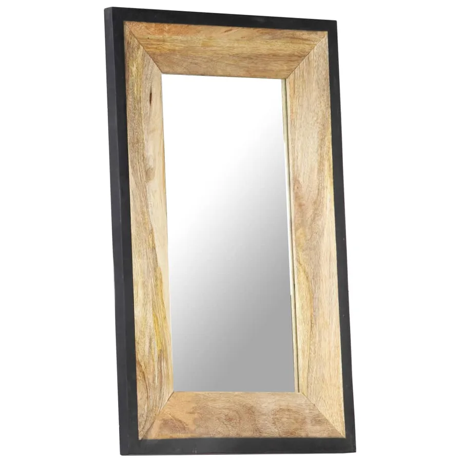 Miroir 80x50 cm Bois de manguier massif - 2
