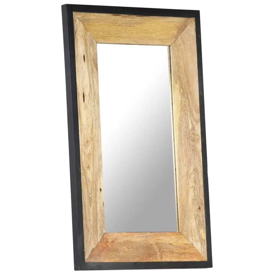 Miroir 80x50 cm Bois de manguier massif - 6