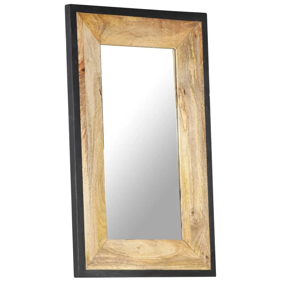 Miroir 80x50 cm Bois de manguier massif - 7
