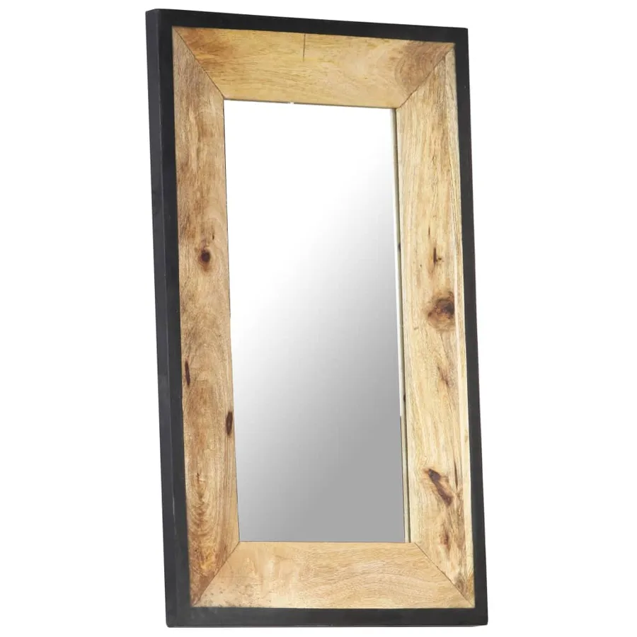 Miroir 80x50 cm Bois de manguier massif - 9