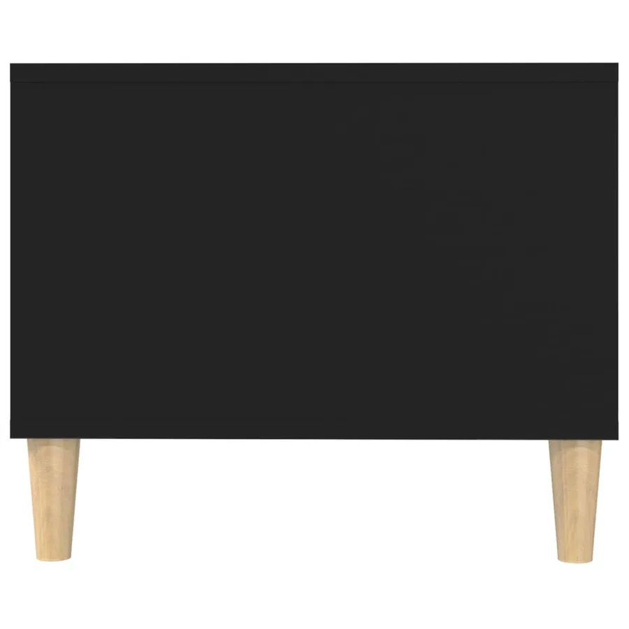 Table basse noir 102x50x40 cm bois d'ingénierie - 5