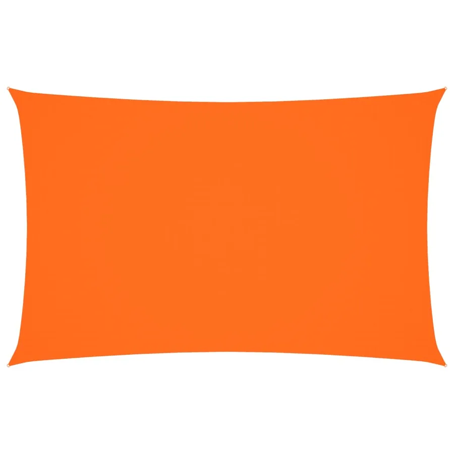 Voile de parasol tissu oxford rectangulaire 2x4,5 m orange - 2