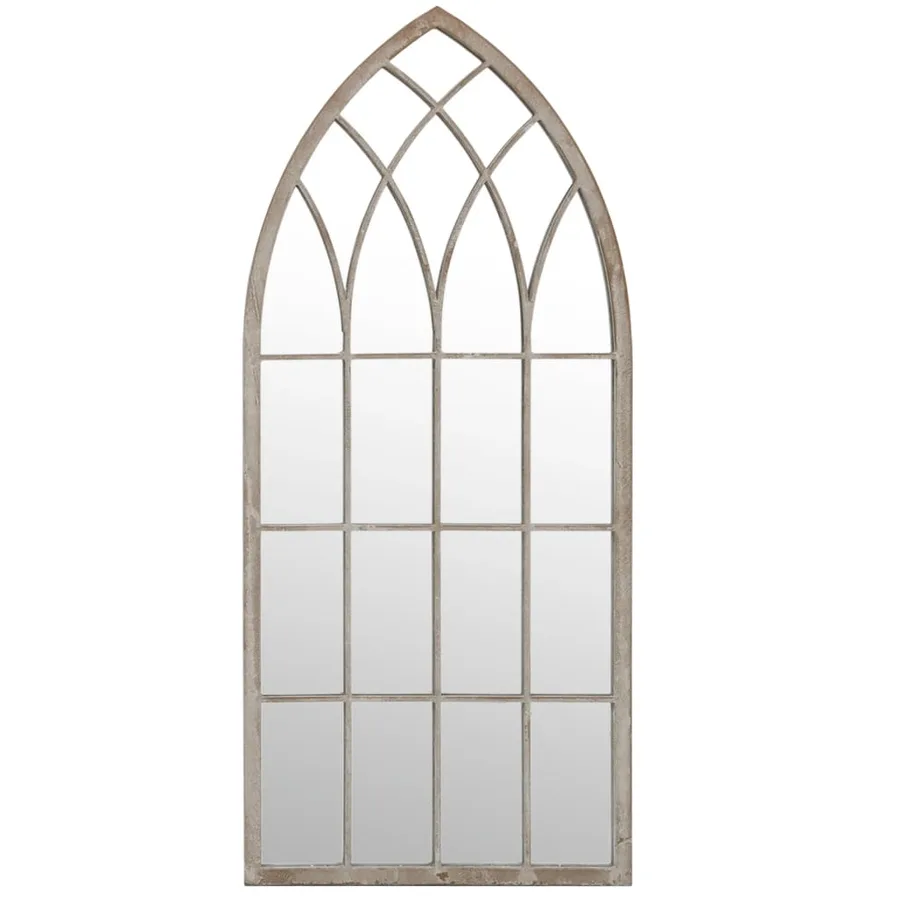 Miroir de jardin Sable 100x45cm Fer pour utilisation extérieure - 3
