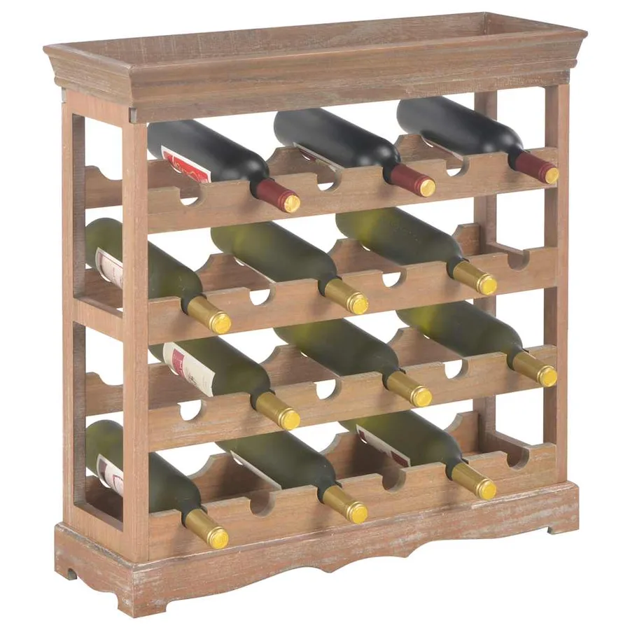 Armoire à vin Marron 70 x 22,5 x 70,5 cm MDF - 7