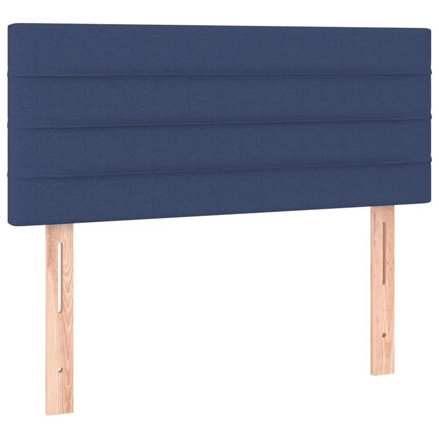 Tête de lit Bleu 90x5x78/88 cm Tissu - 2