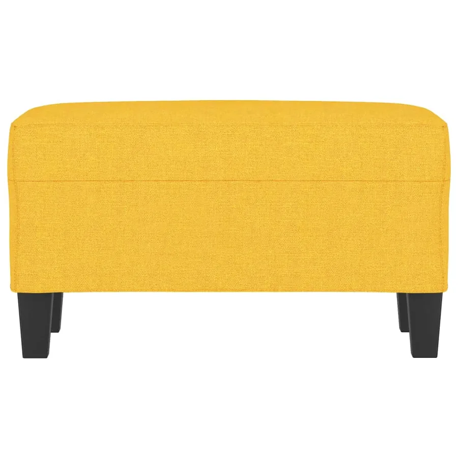 Banc Jaune clair 70x35x41 cm Tissu - 3