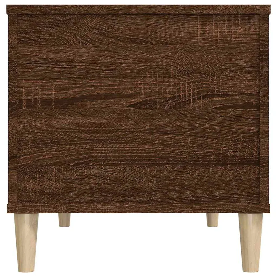 Table basse Chêne marron 90x44,5x45 cm Bois d'ingénierie - 6
