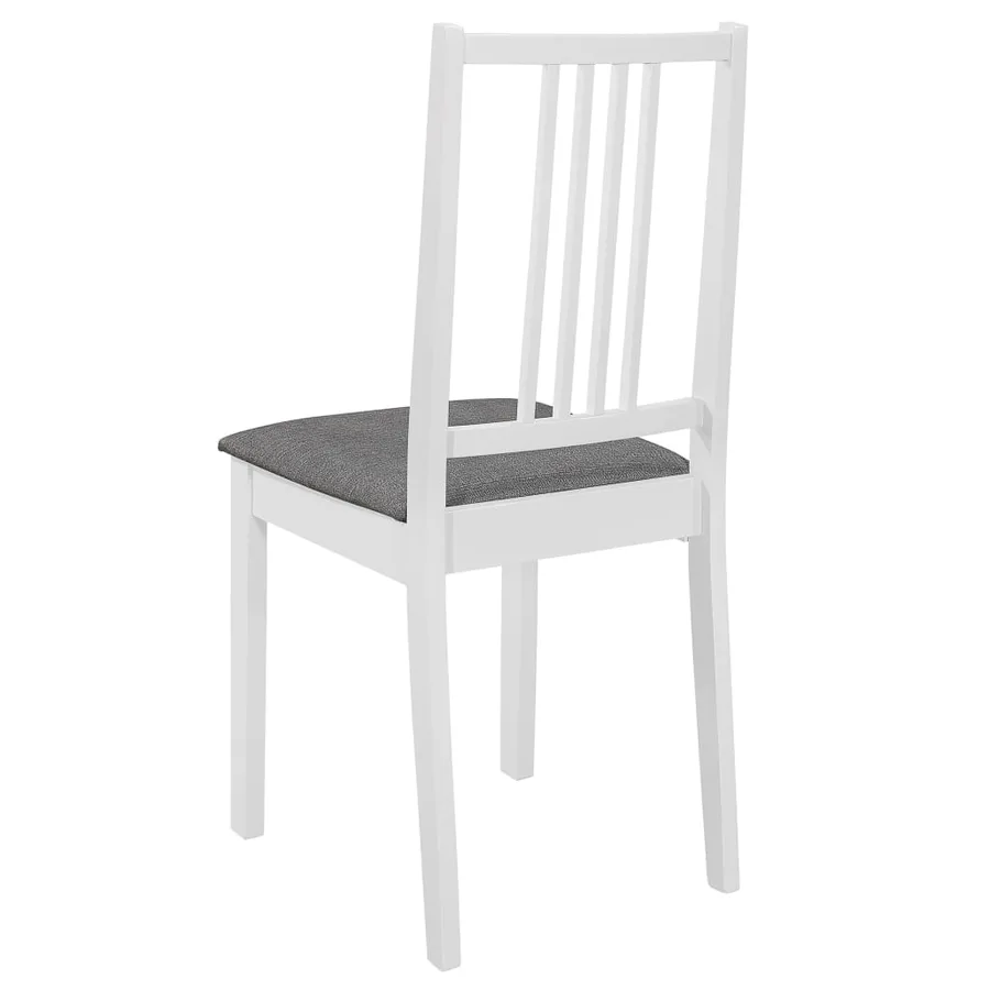 Mobilier de salle à manger 5 pcs MDF Blanc - 10