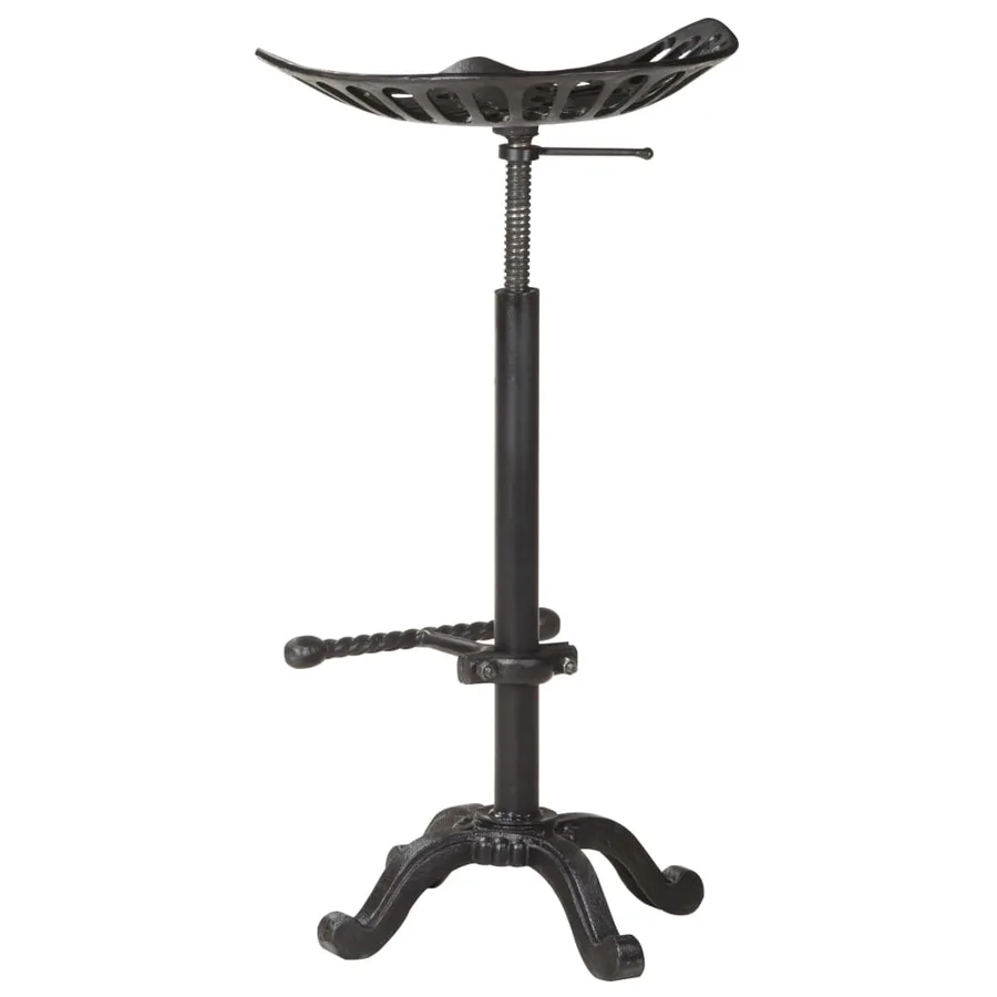 Tabouret de bar Noir Fonte - 4